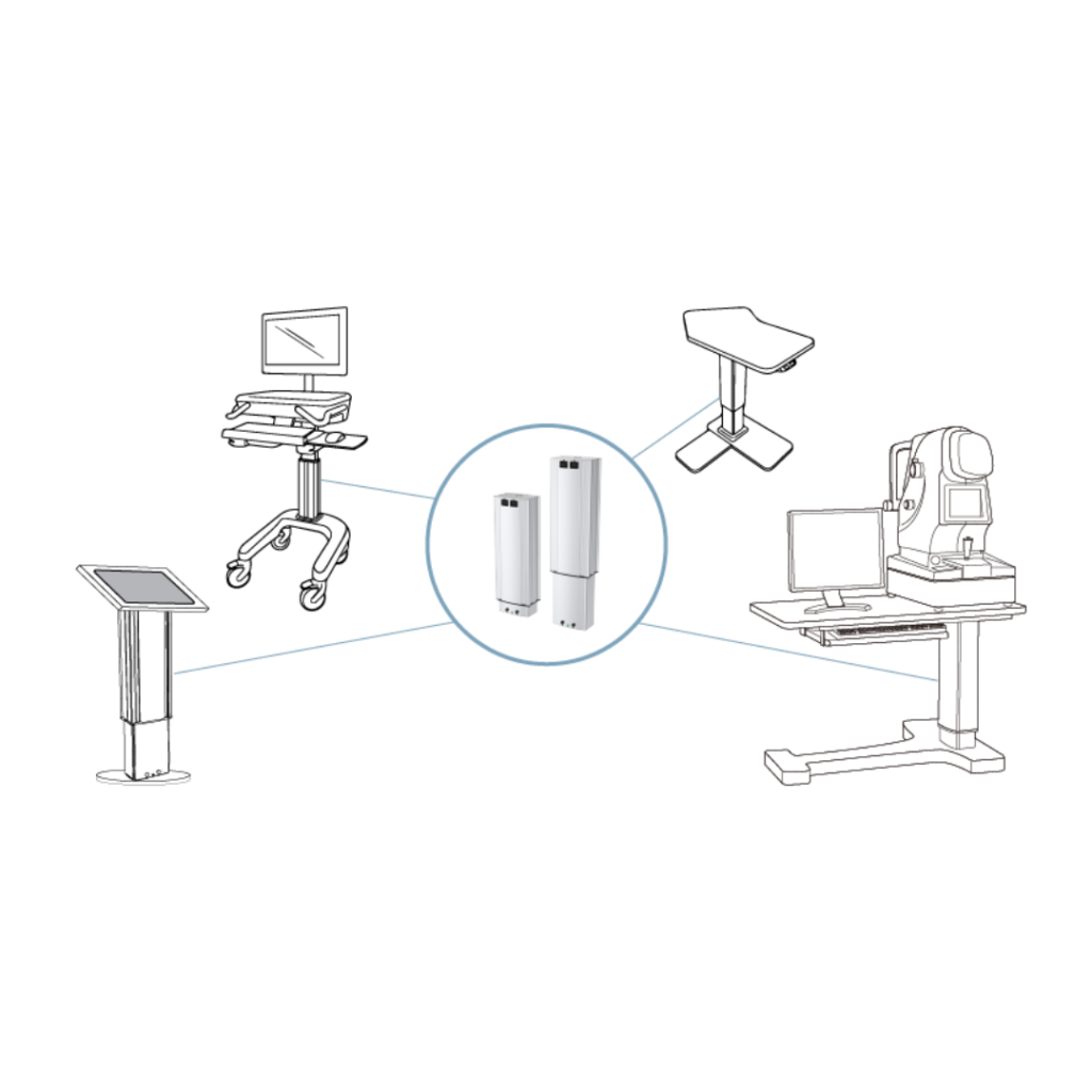 Electric Lifting Column for Ophthalmic