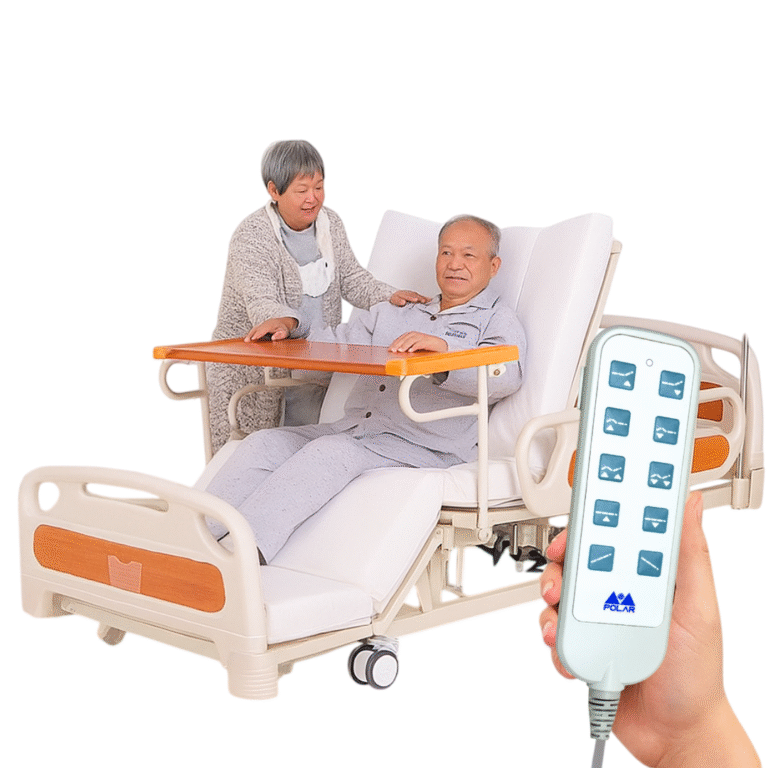 Hospital bed remotes in use for patient care in India