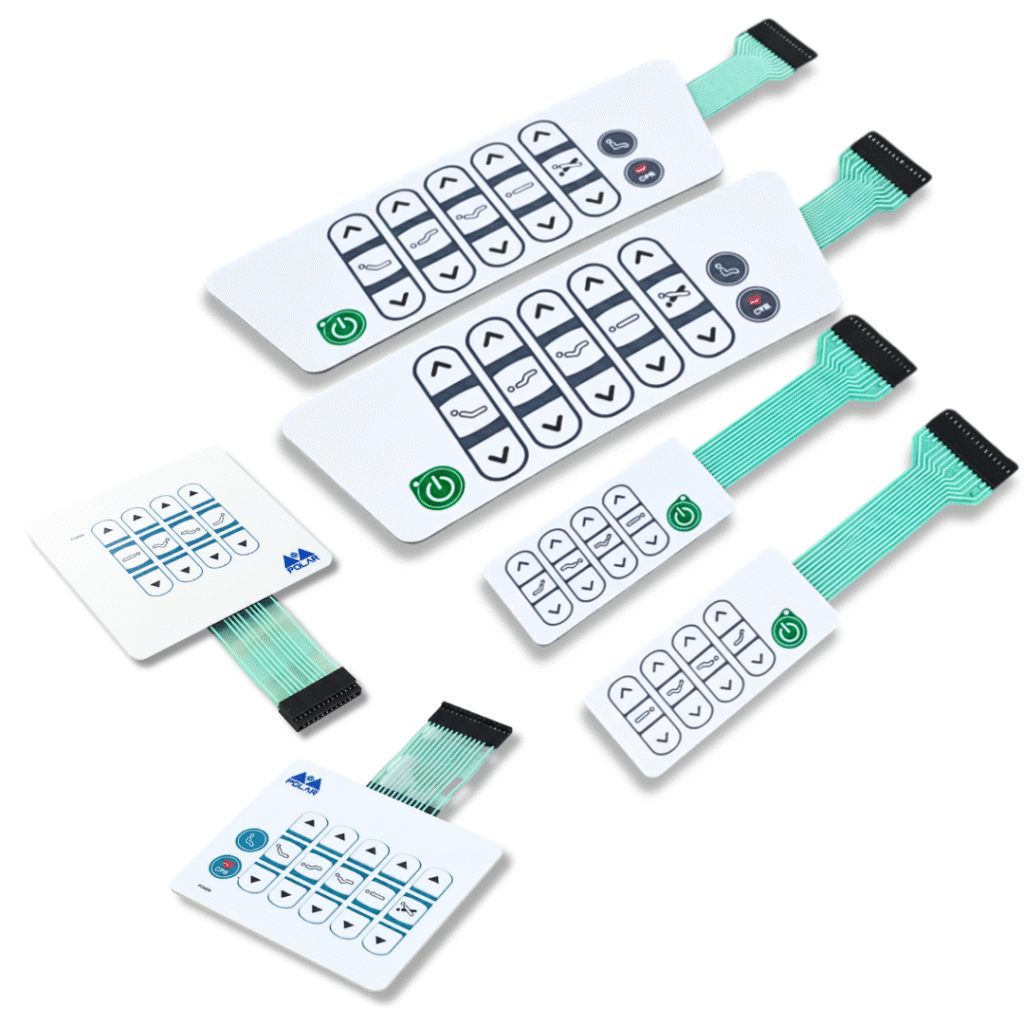 Embedded 5 Function Control Panel for Hospital Beds
