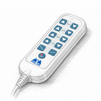 5 Function Remote for Hospital Beds