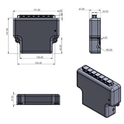 Hospital Bed Control Box